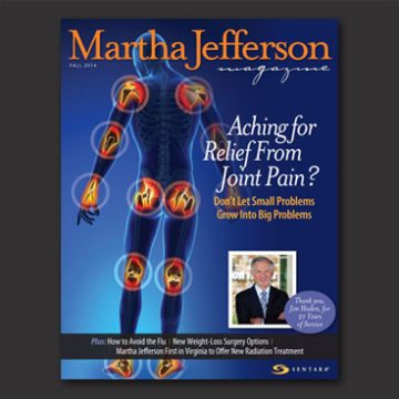 Martha Jefferson Magazine cover design
